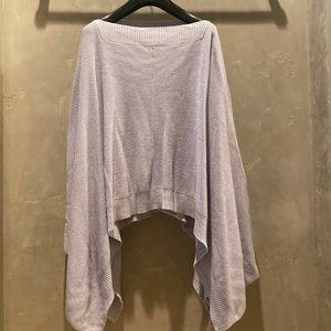 Lululemon poncho, one size, light grey